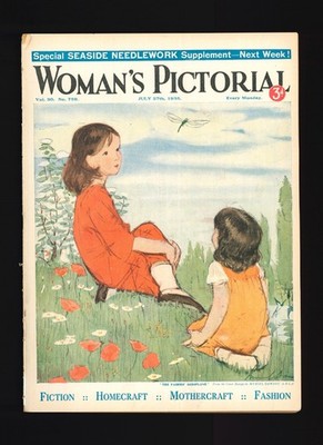 Woman Pictorial  Magazine  1935 & 1937 Back Issues removed from Bound Volume.