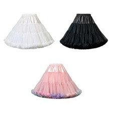 Jupe Jupon Sans Cerceau pour Femme, Idéale pour Les Costumes de Mariée et de