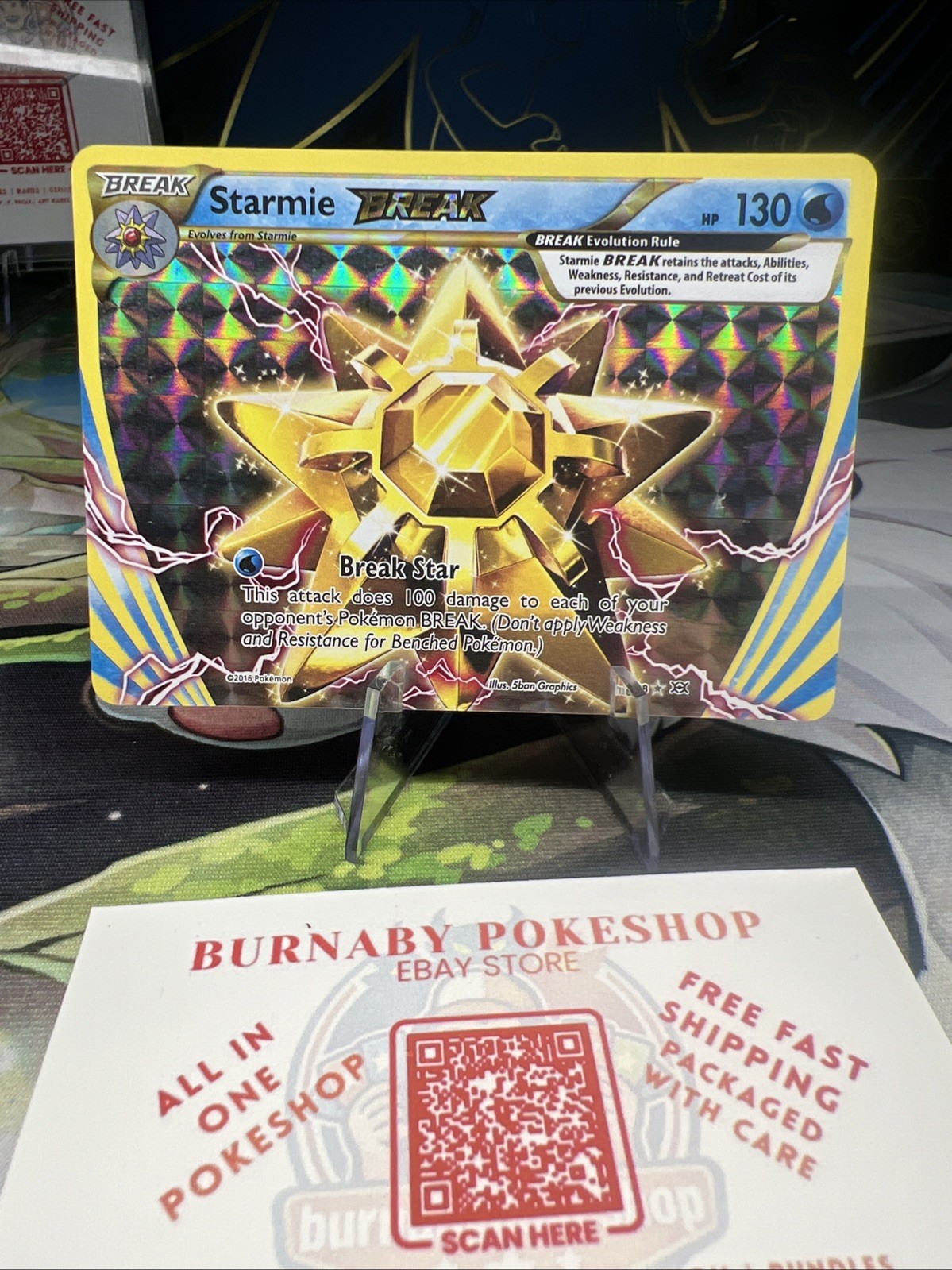 Starmie Break 32/108 XY Evolutions Holo Card English NM Condition