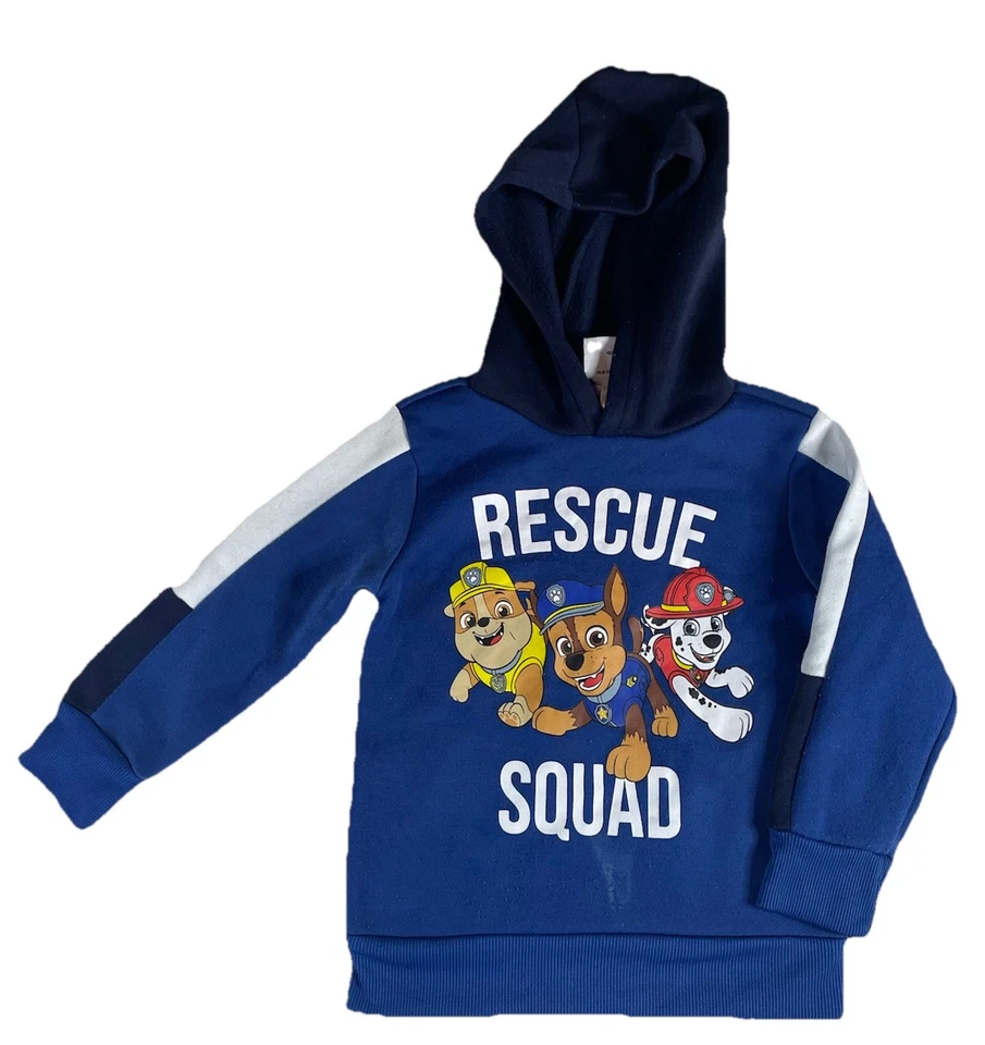 Sudadera Nickelodeon Niños Talla 3T Paw Patrol Escuadrón de Rescate Azul 2 piezas Sudadera con Capucha Foto 2 de 4