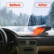 12V Car Heater 150W Portable Defroster Fast Heating Auto Heater Windshield Fan