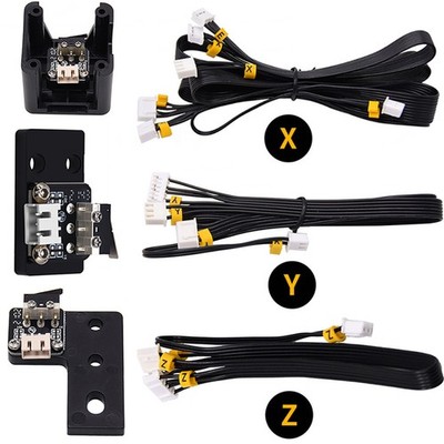 Für Creality Ender 3/3X/3 Pro 3D Drucker X/Y/Z Achse Motor Grenzschalter Kabel