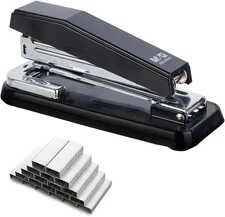 Swing-Arm Stapler with 50 Sheet Capacity, 360 Rotation, 1000 Staples for Booklet