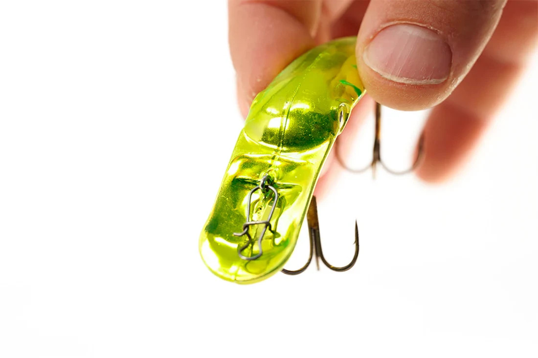 YAKIMA GRINCH PICKLE 3.5" MAG LIP - MAD SCIENTIST TACKLE BLUE UV COATING