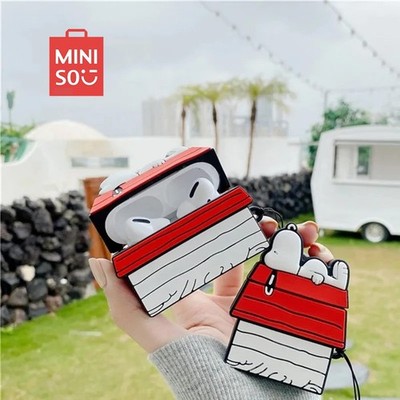 Airpods Case Vans NEW MINISO Snoopy Earphone Case For Airpods Pro
