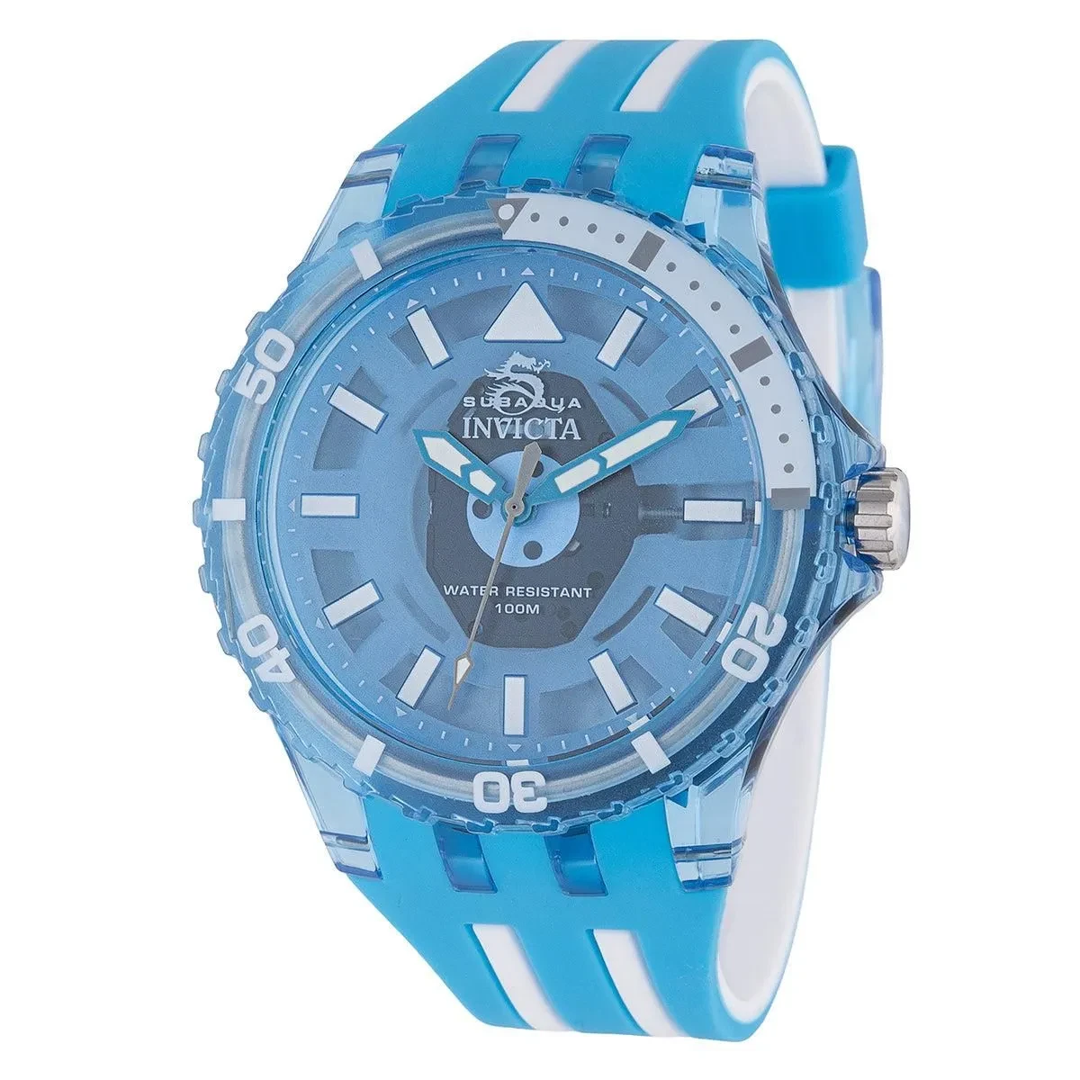 Reloj Invicta Subaqua Azul Translúcido