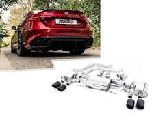 Milltek Sportauspuffanlage ab Kat Alfa Giulia 952 Quadrifoglio je 2x100mm Carbon