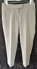 Women  s Investments Light Grey Size 10P Polyester Rayon Dress Pants