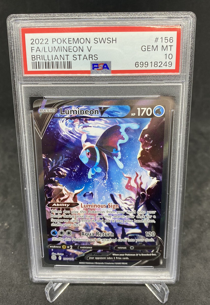 PSA10 ネオラントV lumineon 2022 48 Lumineon V 040/172 2022 Pokemon World Championships