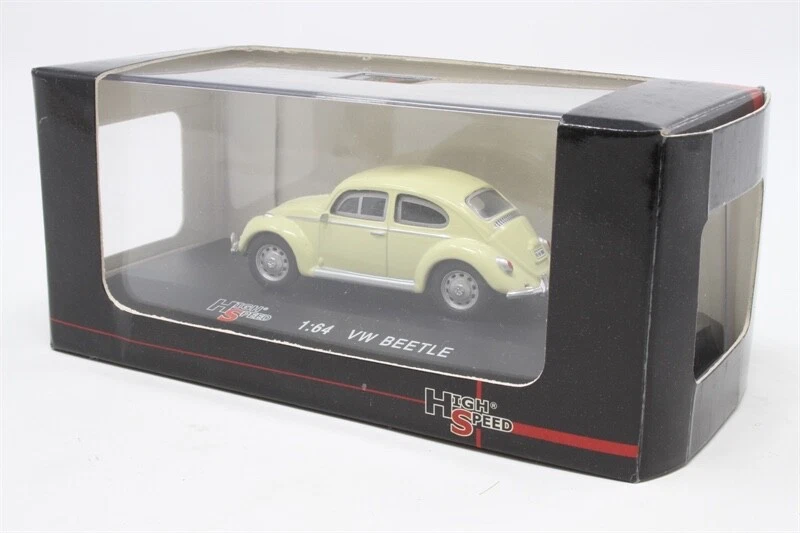 HIGH SPEED MODELLINO AUTO SCALA 1:64 BEETLE GIALLA 64KBF52S - GIOCO - Immagine 2 di 2