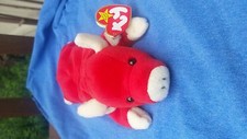 Ty Beanie Baby, Snort, Retired, PVC Pellets, Perfect Condition Birthday 5-15-94