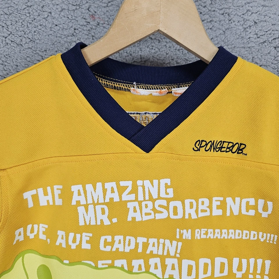 Camisa Bob Esponja Juvenil Grande Amarilla Manga Corta Doble Cara Cotizaciones Foto 2 de 4