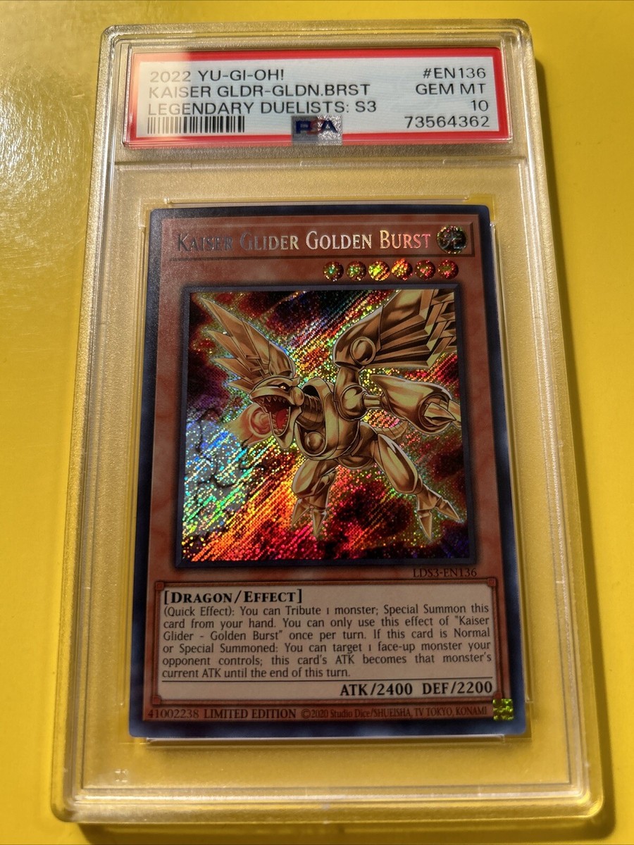 Kaiser Glider Golden Burst LDS3-EN136 Legendary Duelists: Season 3