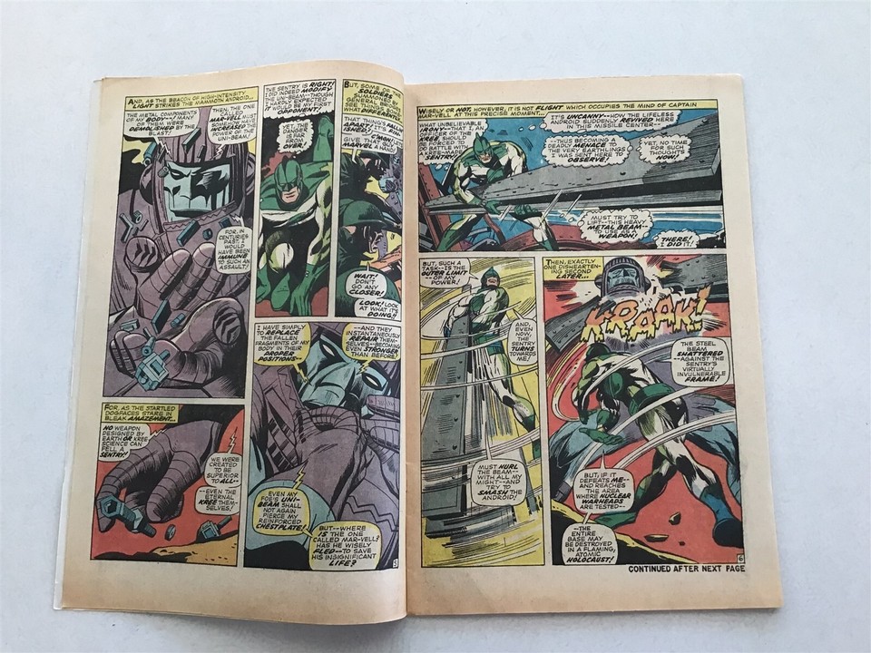 Marvel comics Captain Marvel issue #1 May 1968 