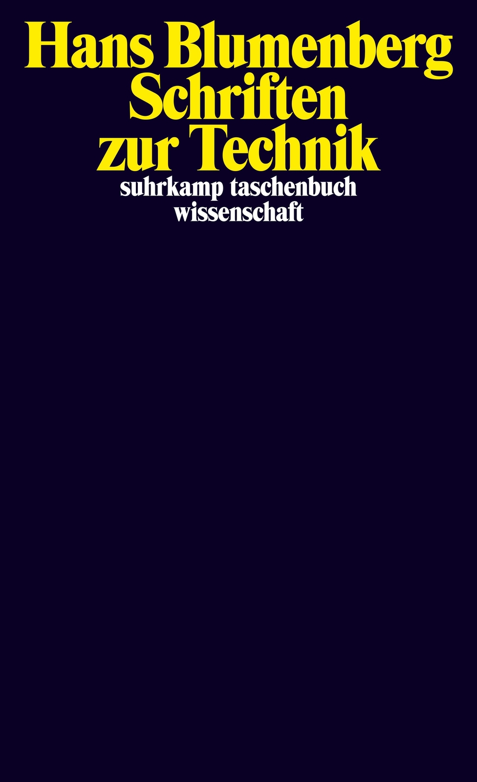 Thumbnail - Schriften Zur Technik | Hans Blumenberg | Deutsch | Taschenbuch | 301