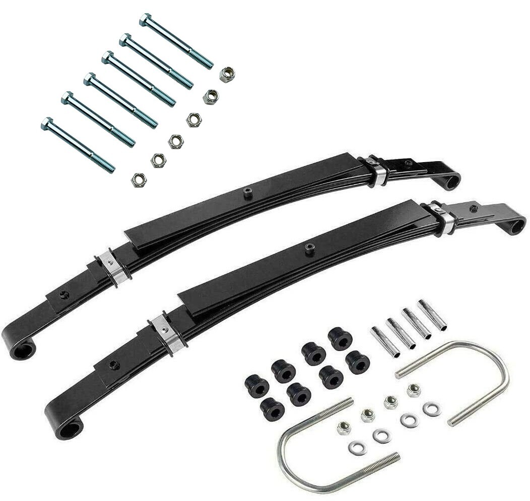 Cartalia Heavy Duty 4-Leaf Rear Spring Kit – Fits Club Car DS Golf Carts (1982 & Up)
