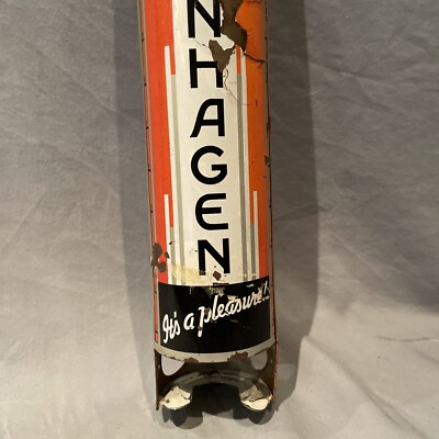 Vintage Original Metal Copenhagen Snuff Chew Tobacco Store Display