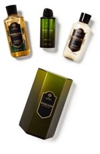 Bath & Body Works WOODLANDS Trio Body Hair Wash Spray & Body Lotion For Men 1H