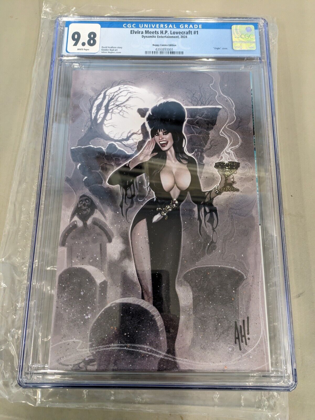 Elvira Meets HP Lovecraft #1 Adam Hughes variant CGC 9.8
