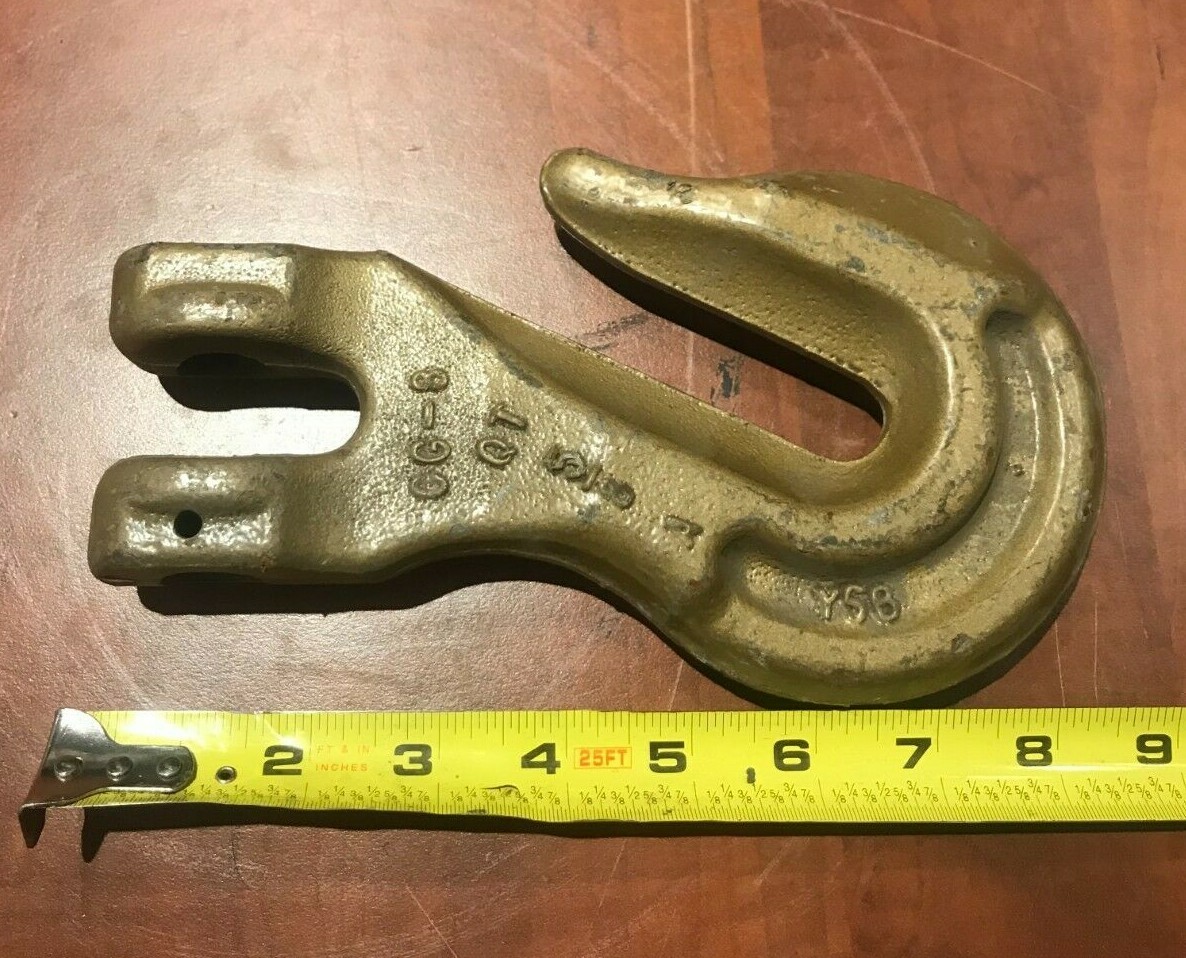 New Crosby 5/8" Clevis Grab Hook Grade 80 18,100 Lbs. WLL A338