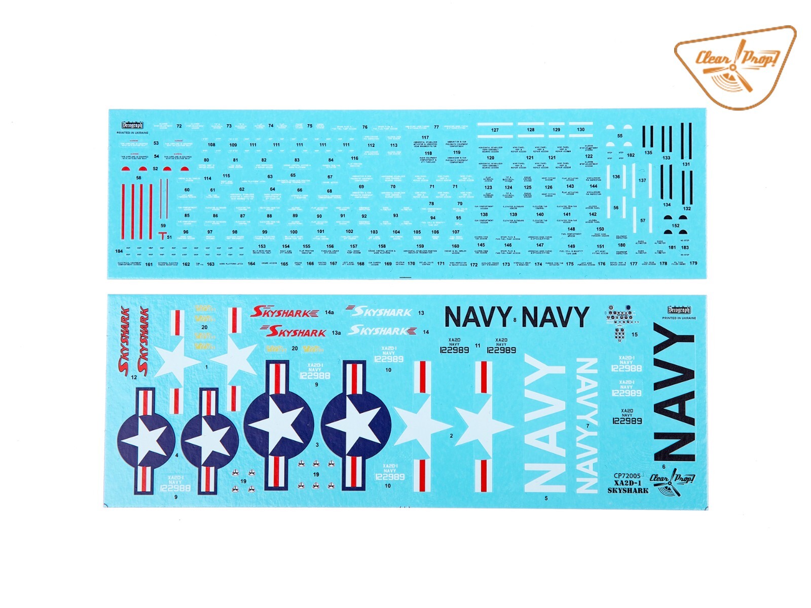 1/72 Clear Prop! CP72005 XA2D-1 Skyshark model kit