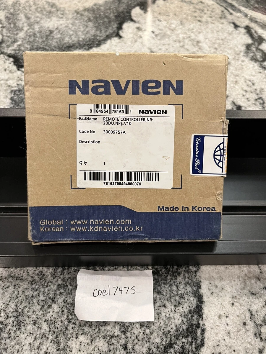 Navien NR-20DU NPE V10 Remote Control Unit 30009757A | eBay