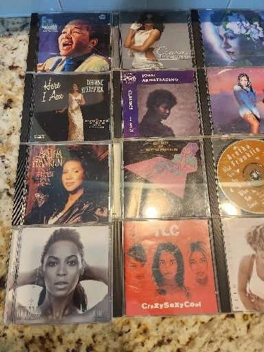 Classic Female R&B Cd Lot Tina Turner Aretha Beyoncé Whitney Etta Baker Holiday Foto 3 de 4