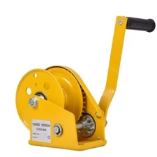 1200LBS Self-locking Hand Winch Stainless Steel Boat Windlass Truck Auto Manual