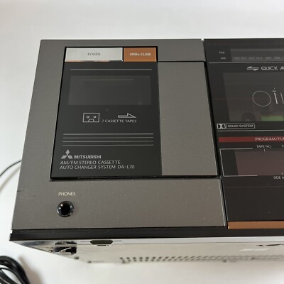 Vintage Mitsubishi Cassette Receiver Changer System DA-L70 *As Is