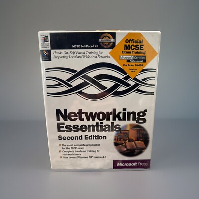 Networking Essentials: MCSE Self-Paced Kit With CD-ROM Sealed Never Opened New