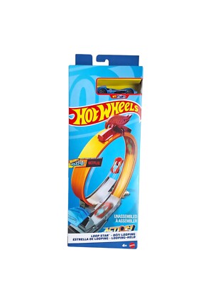 Hot Wheels LOOP STAR FWM88  inkl. Fahrzeug  NEU OVP