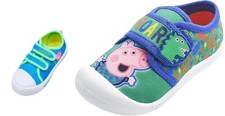 Boys toddler Peppa Pig George shoes canvas trainers