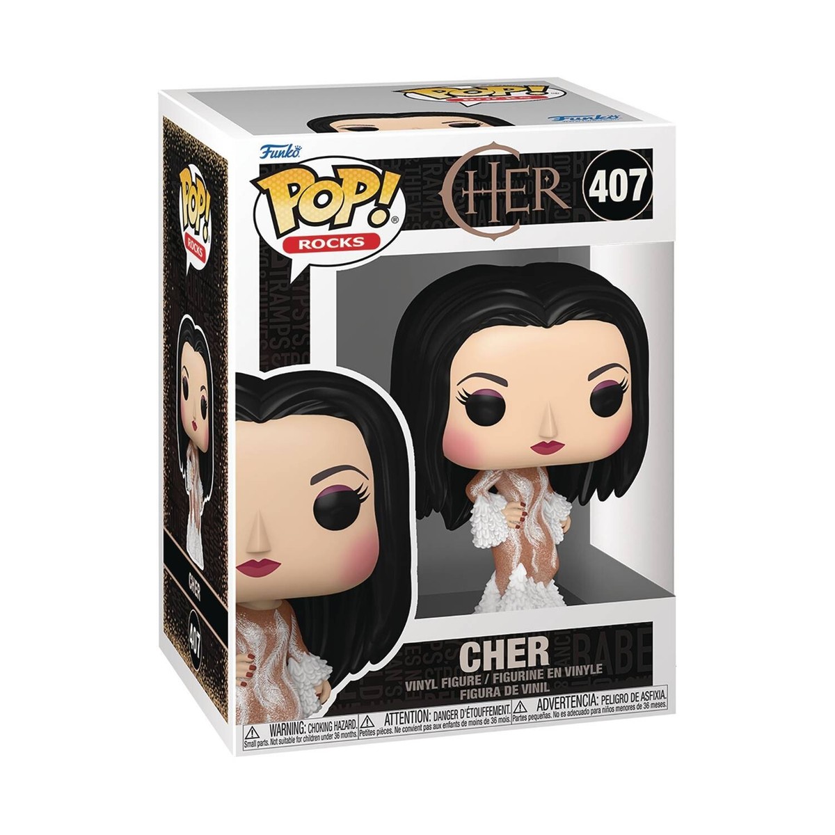Pop! Rocks Cher 1974 Met Gala #407 Vinyl Figure by Funko