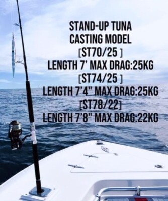 CB ONE STANDUP TUNA ST70/25 MAX drug 25kg Offshore casting CB ONE STANDUP TUNA ST70/25 MAX drug 25kg Offshore casting