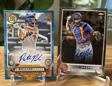 PATRICK MAZEIKA 22’ TOPPS GYPSY QUEEN AUTO /150 & 2022 Topps Chrome Auto NY METS