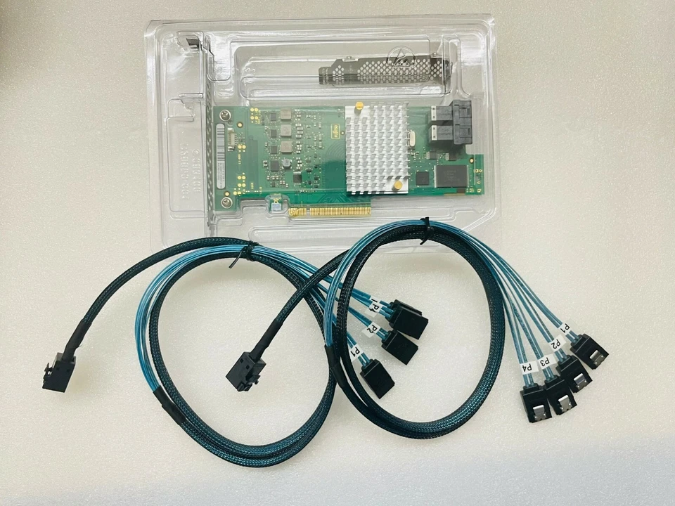 Fujitsu 9300-8I SAS 12G SATA 6G PCI-e Controller HBA IT mode + 2*SFF8643 SATA - Image 2 of 4