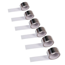 6 Rotoli Nastro Adesivo Telato Specchiato Ferramenta Specchio Imballaggio Rotolo