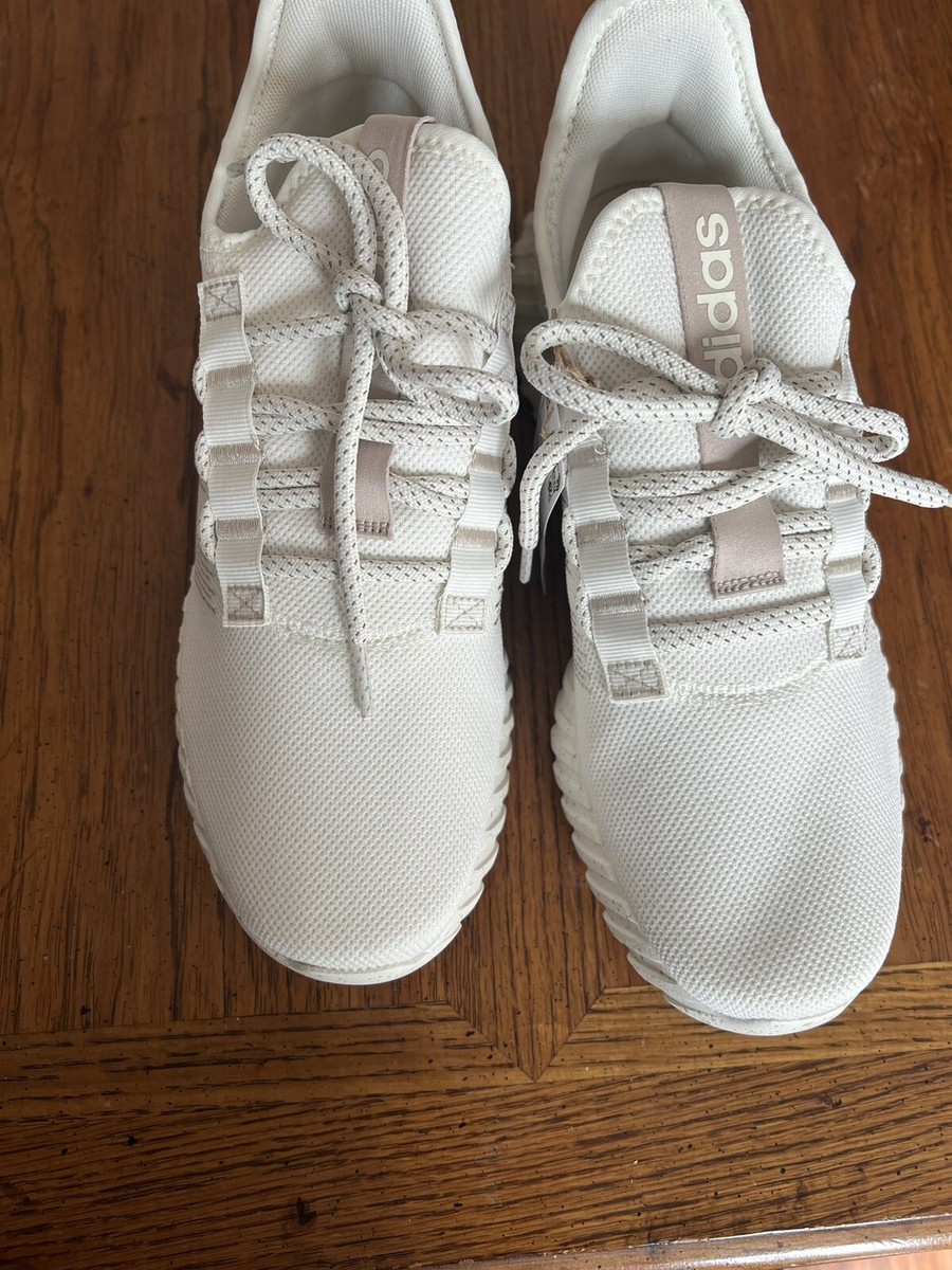 adidas gazelle silver green womens adidas Kaptir Flow Running Shoe | Women's | White/Orange | Size 10 main image 1