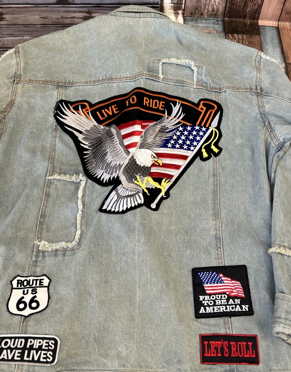 ジャケット・アウター Denim Trucker Jacket License Plate s-l1200.jpg