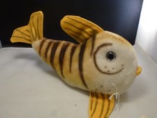 VINTAGE STEIFF FLOSSY THE FISH MOHAIR PLUSH TOY, NO ID RAREST COLOR
