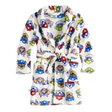 Paw Patrol Robe Size 2T 3T 4T Boy Toddler Bathrobe Pajama Swimsuit Cover Up Girl