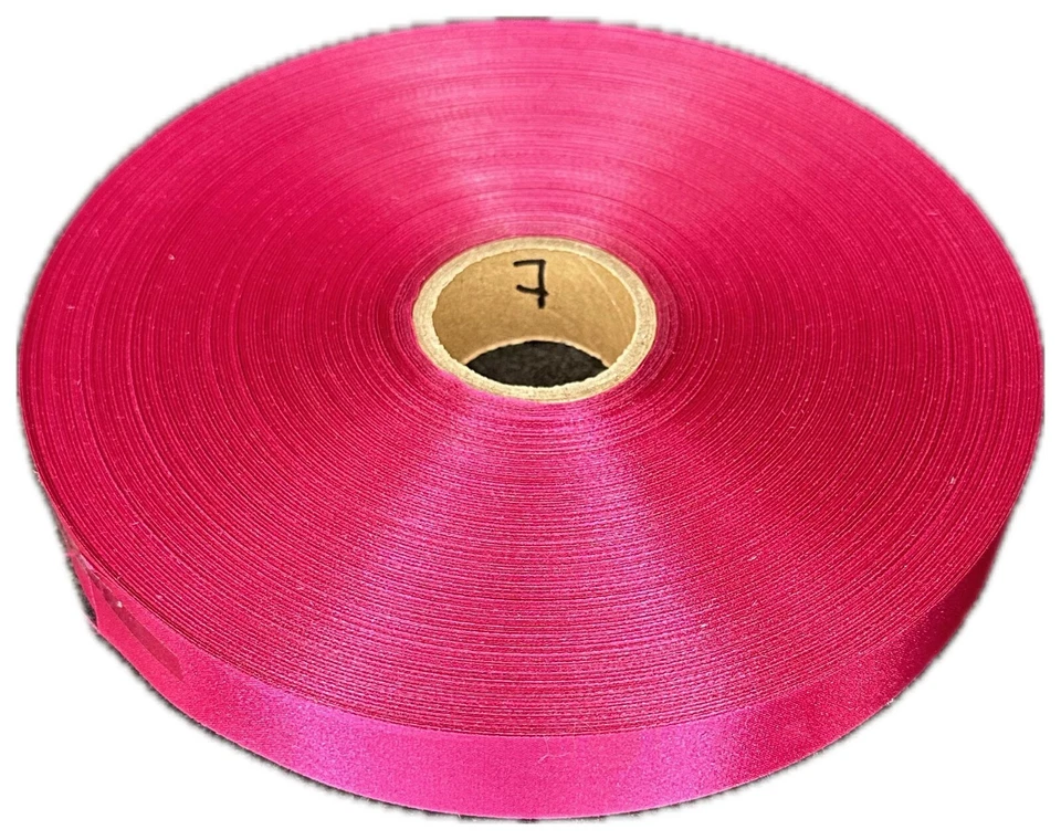 Satin Ribbon 1 inch wide (25mm) 200 yards long rolls all colors blue green red - Image 4 of 4