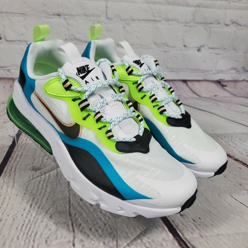 Nike Size 6 5y Air Max 270 React Se Oracle Aqua Ghost Green Sneakers Cj4060 300 Ebay