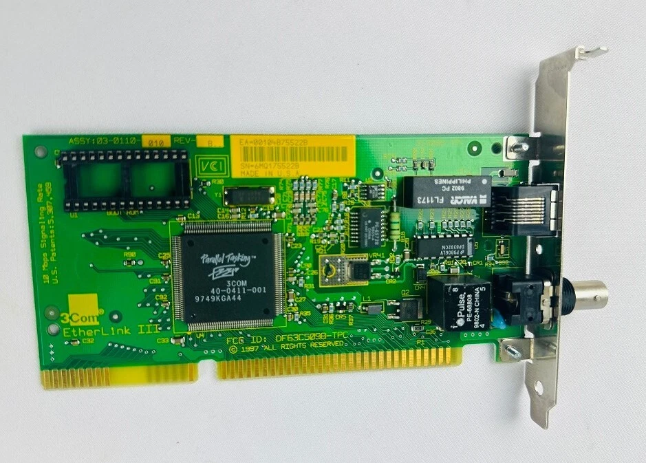 3Com 3C509B-TPC Ethernet Card - Image 3 of 4