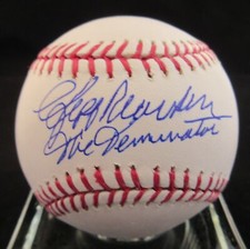 Jeff Reardon The Terminator Signed ML Baseball - Beckett BAS