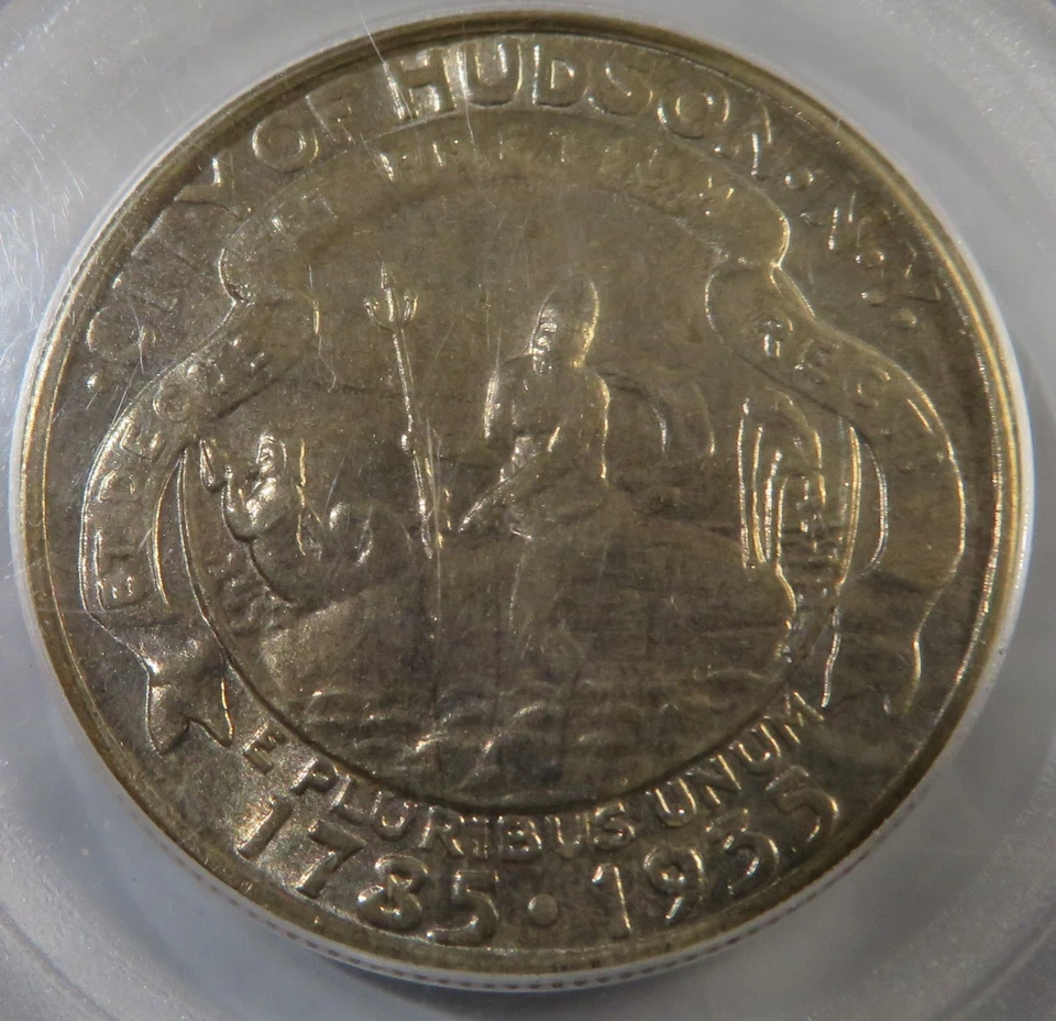 1935 - Hudson Commemorative Half Dollar - PCGS MS62 - Image 2 of 4
