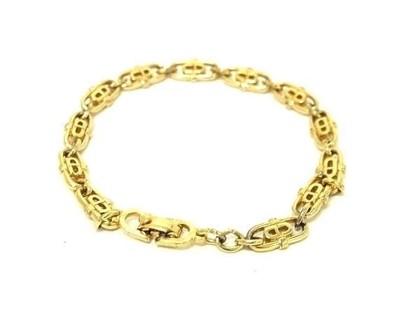 Pulsera Christian Dior - Metal Dorado Unisex Logo Vintage Foto 2 de 3
