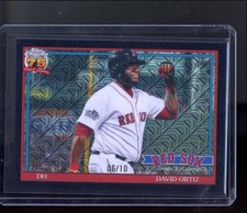 2025 Topps Silver Pack David Ortiz #91C-10 Black Mojo /10 Red Sox