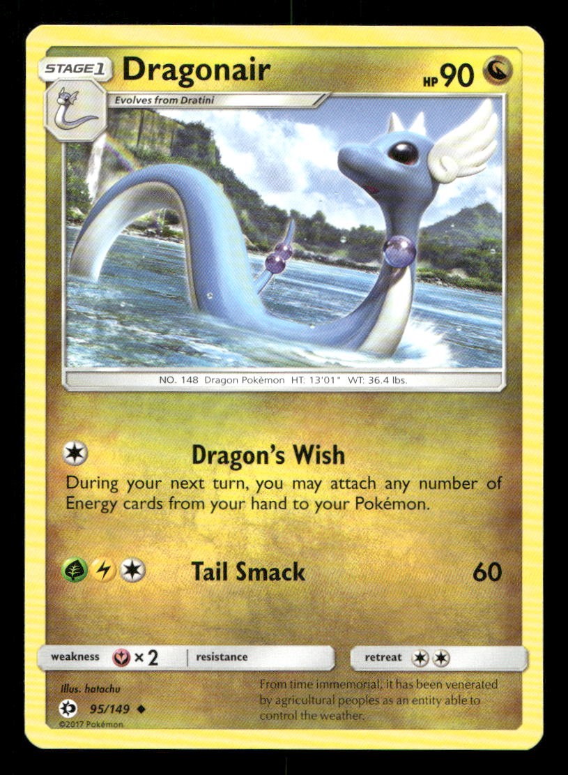 Dragonair 95/149 SM Base Set LP Pokemon
