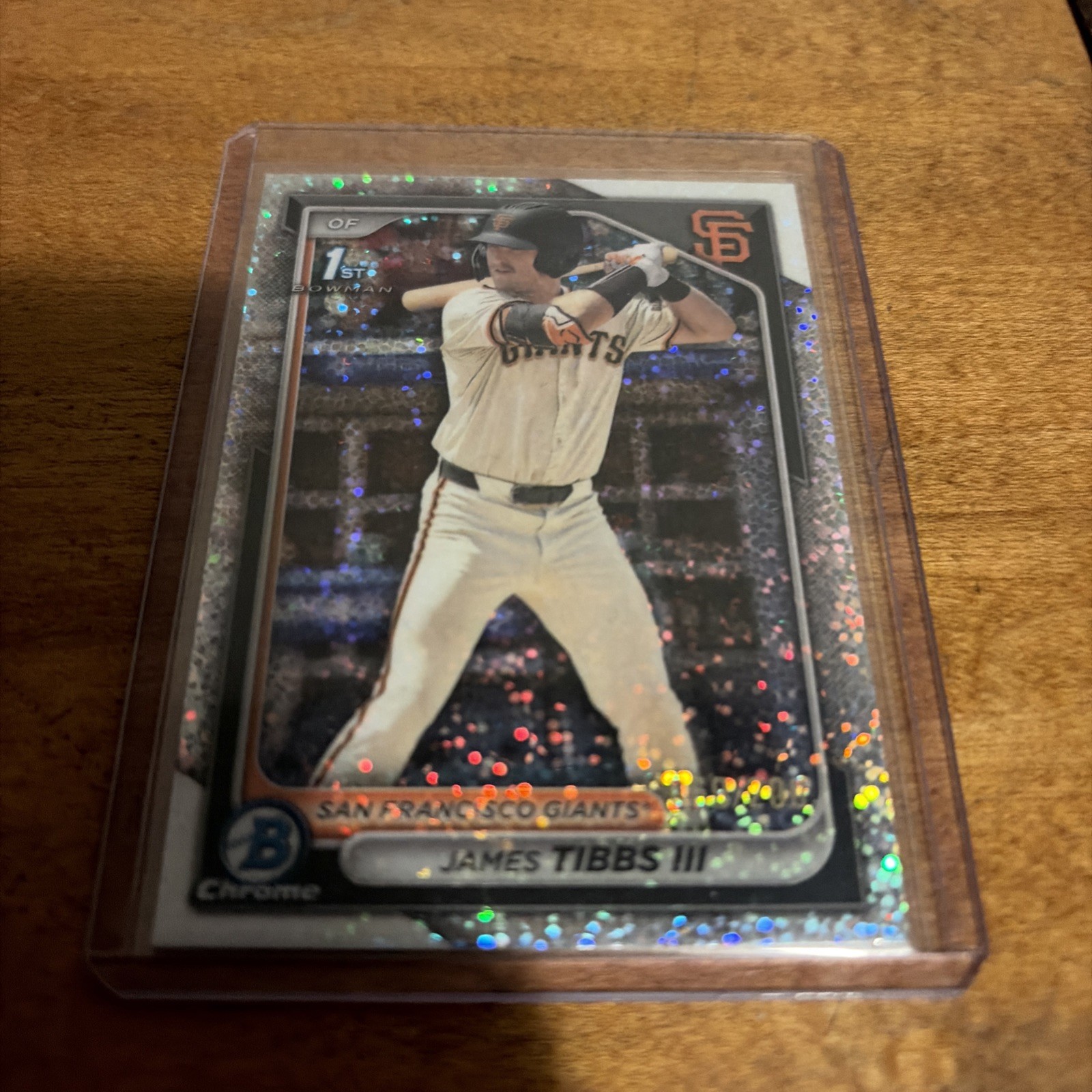 James Tibbs III 2024 Bowman Chrome Sparkle Refractor 1st Bowman #/200 #BDC-40